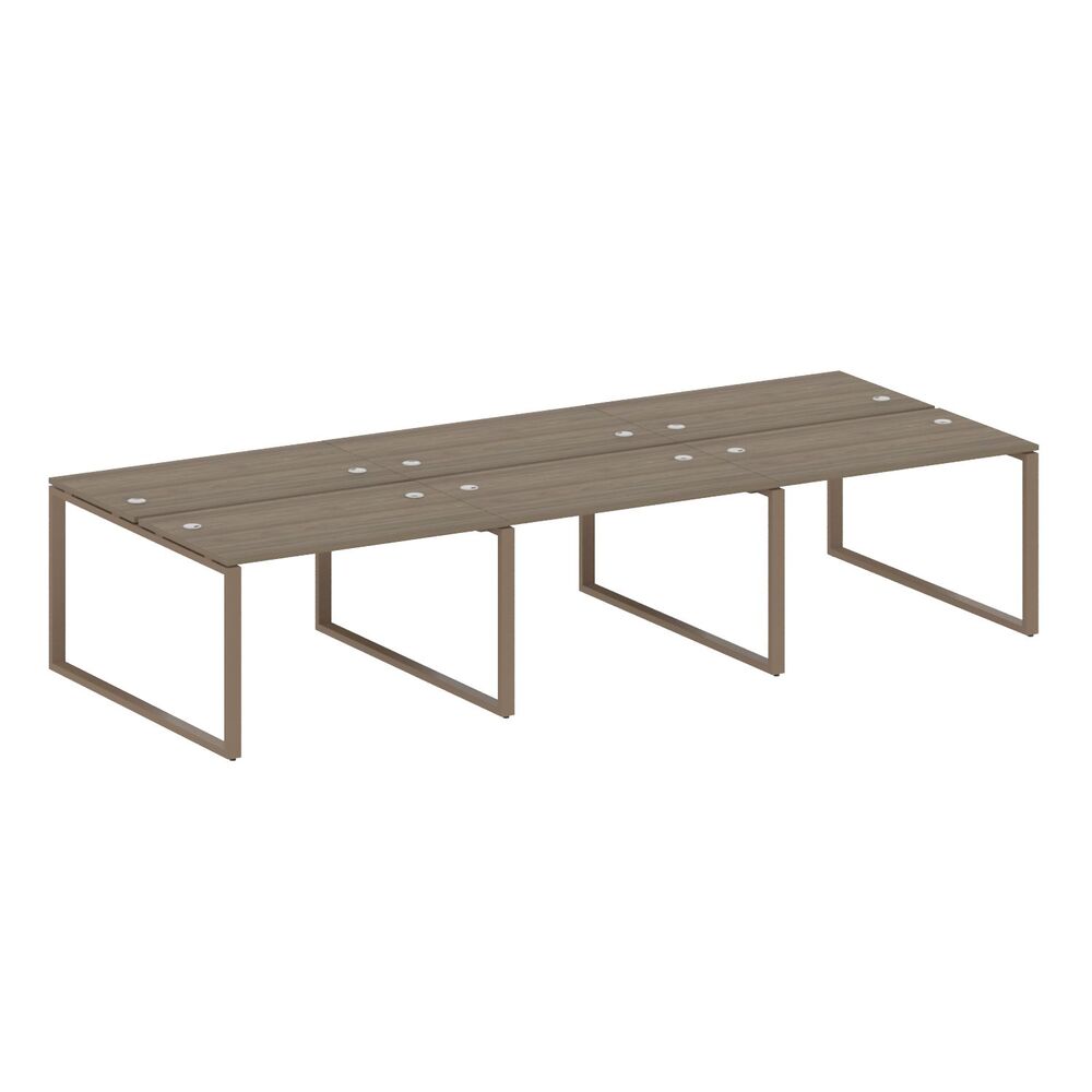 Рабочая станция на 6 раб.мест на О-образном м/к