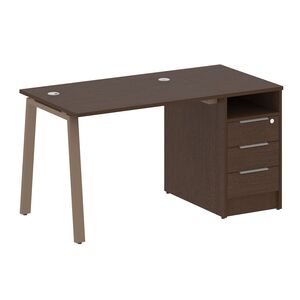 Рабочая станция на А-образном м/к с опорной тумбой