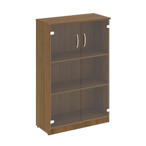 Шкаф средний широкий (2 средние двери стекло)