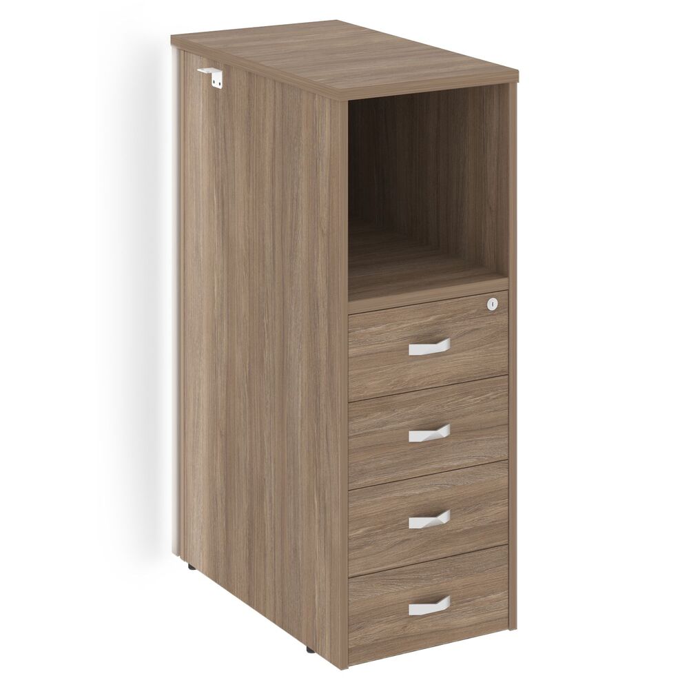 Onix Тумба с подсветкой 4 ящика завершающая, правая