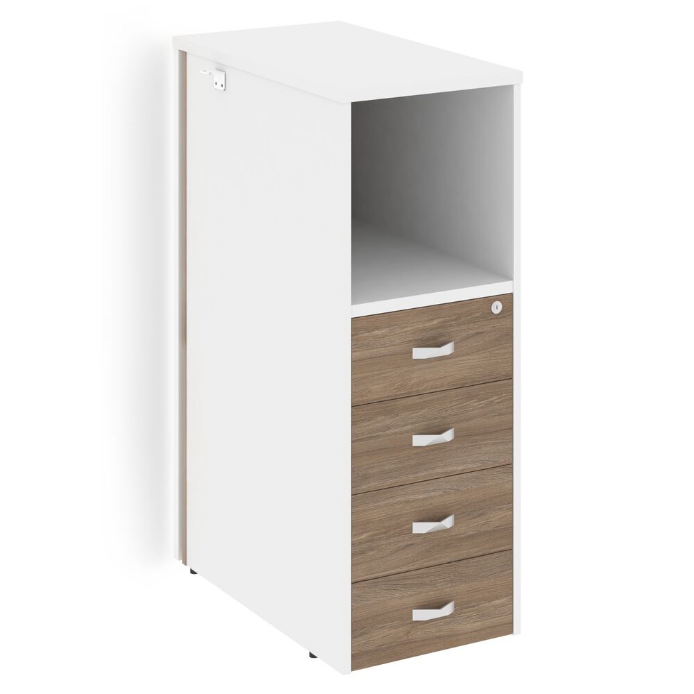 Onix Тумба с подсветкой 4 ящика завершающая, правая