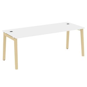 Стол рабочий руководителя (опоры - массив дерева)