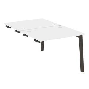 Стол-приставка двойной к опорным элементам (опоры - массив дерева)