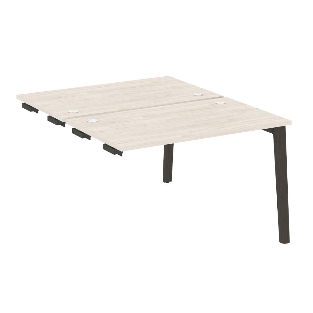 Стол-приставка двойной к опорным элементам (опоры - массив дерева)