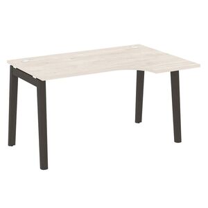 Стол эргономичный правый (опоры - массив дерева)