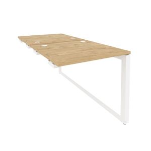 Стол-приставка двойной на О-образном м/к к опорным элементам