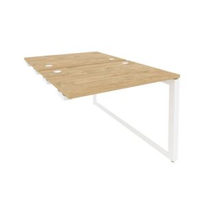 Стол-приставка двойной на О-образном м/к к опорным элементам