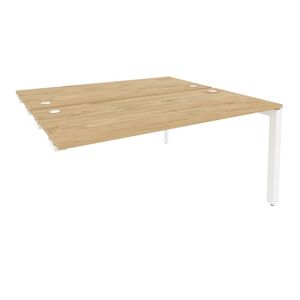 Стол-приставка двойной на П-образном м/к к опорным элем.