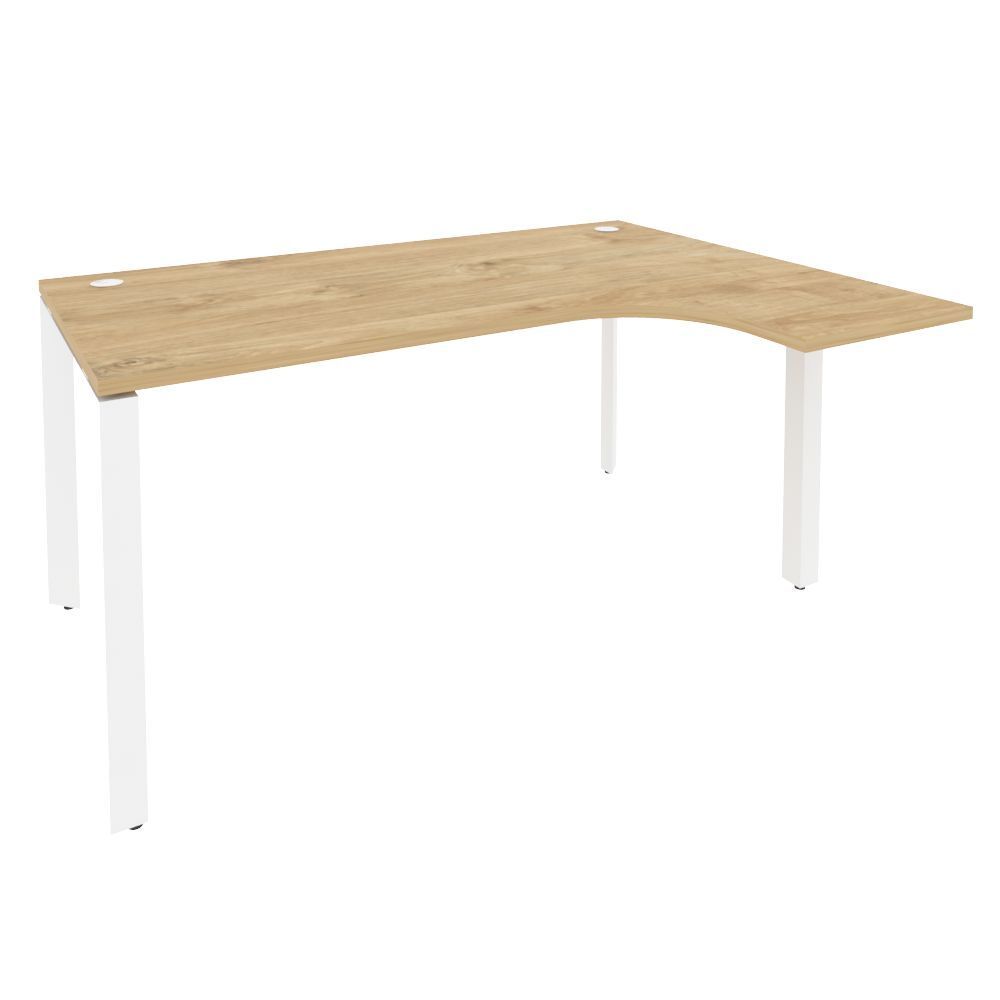 Стол эргономичный правый на П-образном м/к