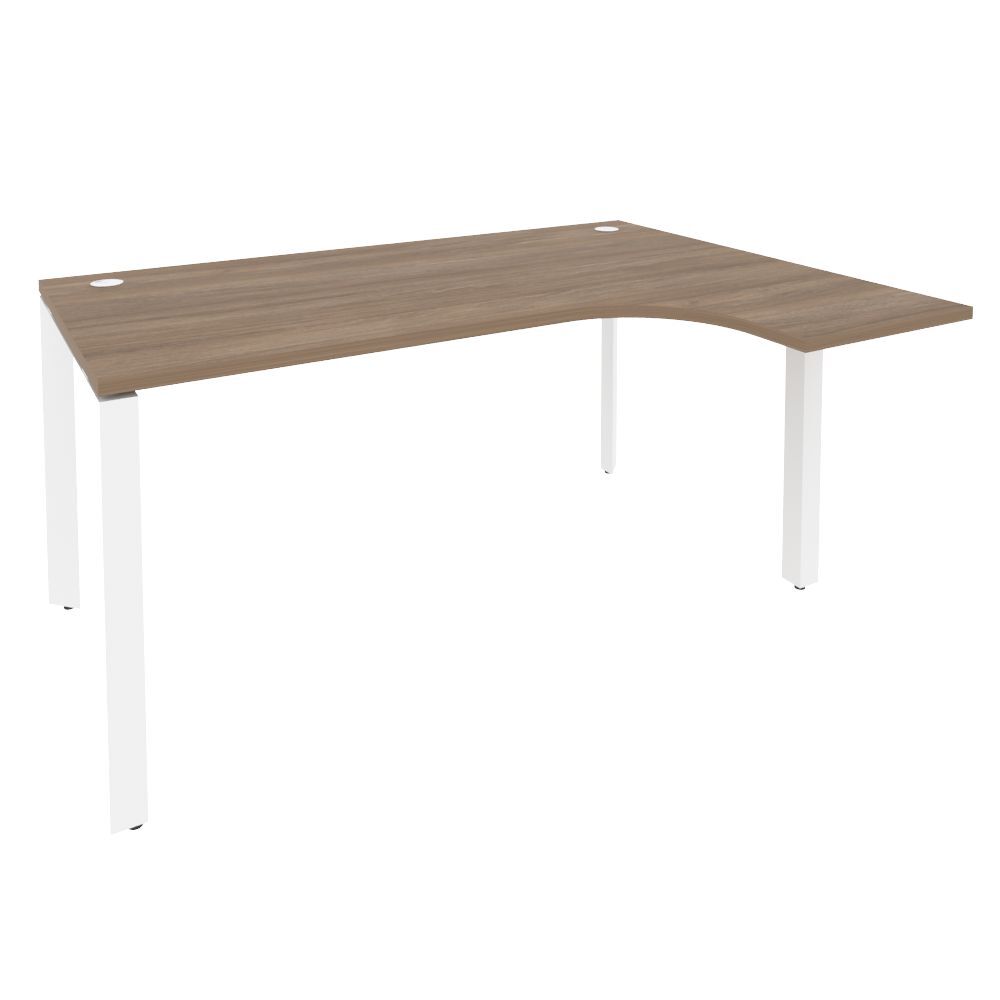 Стол эргономичный правый на П-образном м/к