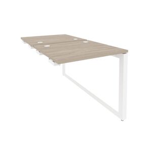 Стол-приставка двойной на О-образном м/к к опорным элементам