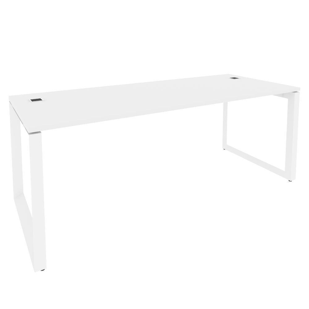 Стол рабочий руководителя на О-образном м/к