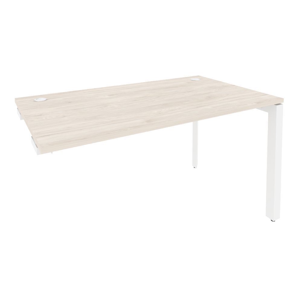 Стол-приставка на П-образном м/к к опорным элементам