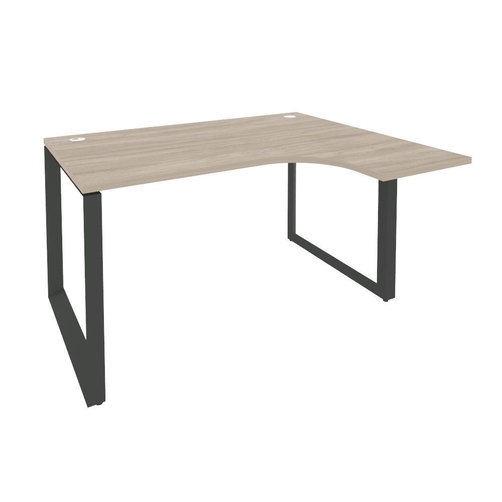 Стол эргономичный правый на О-образном м/к