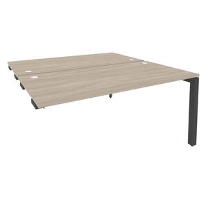 Стол-приставка двойной на П-образном м/к к опорным элем.