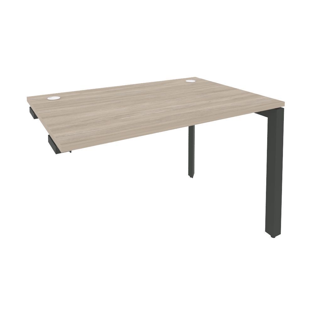 Стол-приставка на П-образном м/к к опорным элементам