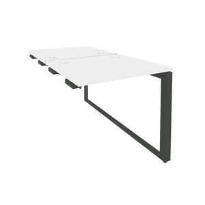 Стол-приставка двойной на О-образном м/к к опорным элементам