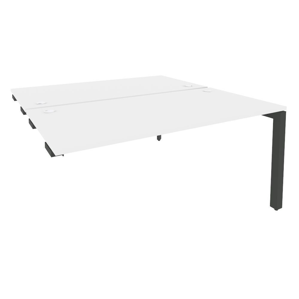 Стол-приставка двойной на П-образном м/к к опорным элем.