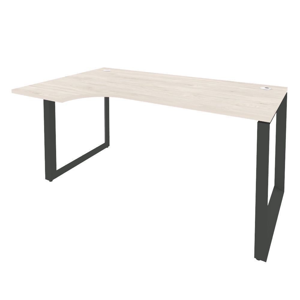 Стол эргономичный левый на О-образном м/к