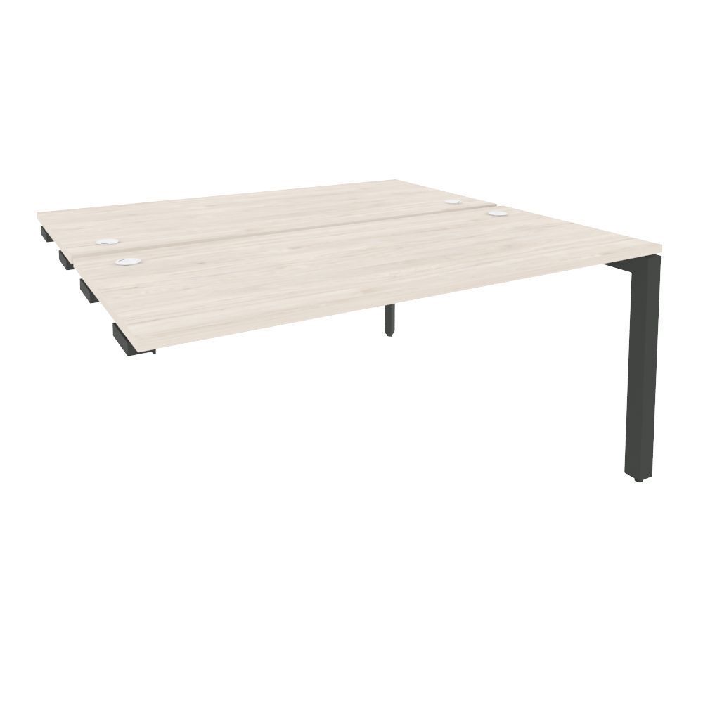 Стол-приставка двойной на П-образном м/к к опорным элем.