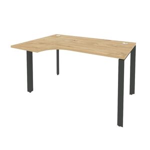 Стол эргономичный левый на П-образном м/к