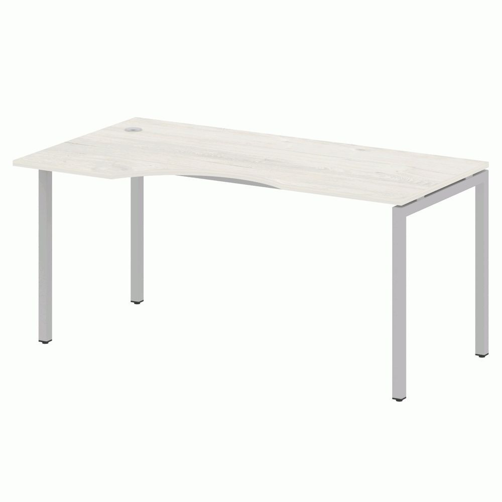 Стол криволинейный левый на П-образном м/к