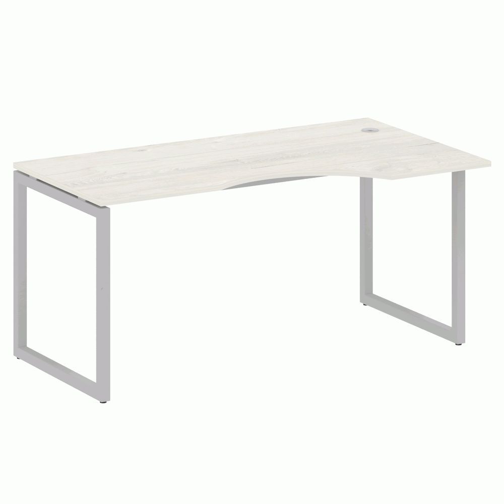 Стол криволинейный правый на О-образном м/к