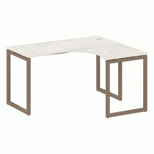 Стол криволинейный правый на О-образном м/к