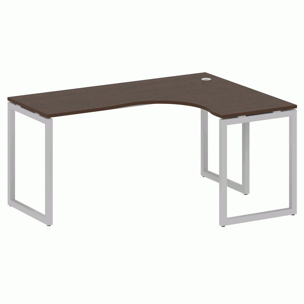 Стол криволинейный правый на О-образном м/к