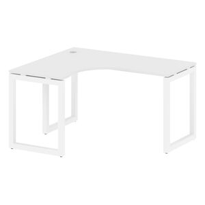 Стол криволинейный левый на О-образном м/к