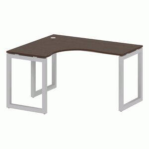 Стол криволинейный левый на О-образном м/к