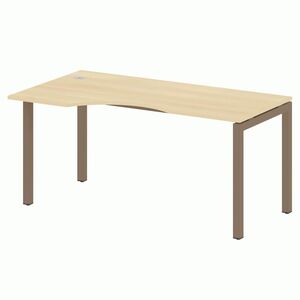 Стол криволинейный левый на П-образном м/к