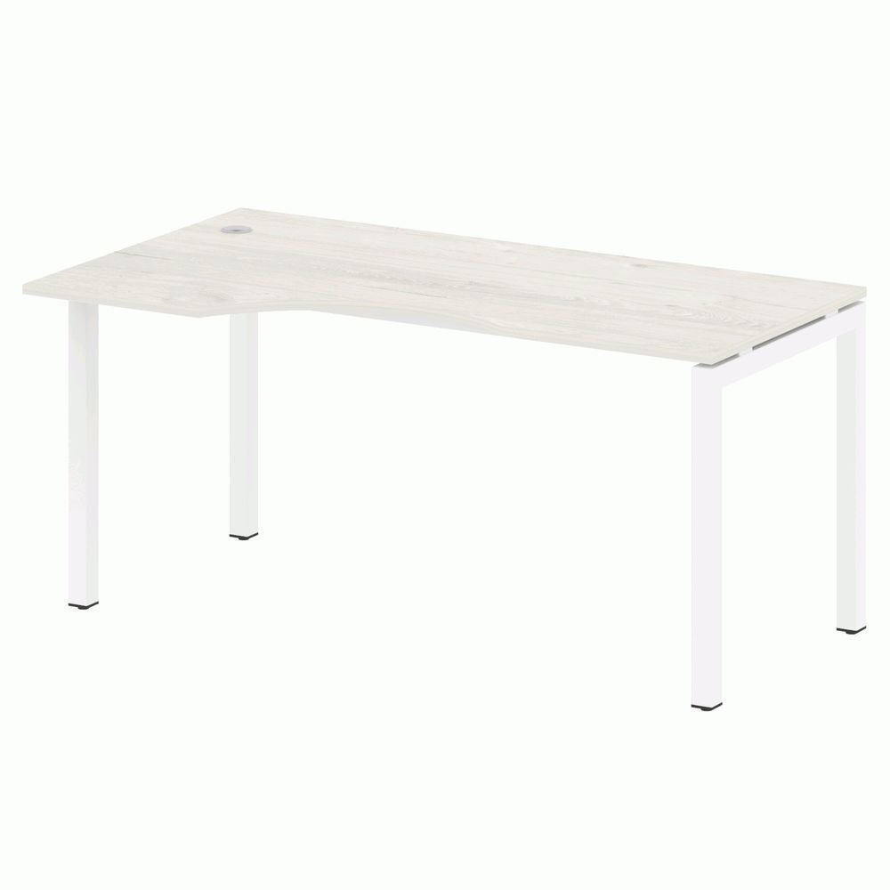 Стол криволинейный левый на П-образном м/к