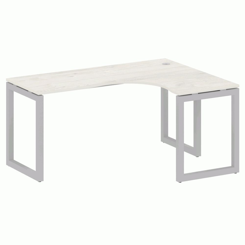 Стол криволинейный правый на О-образном м/к