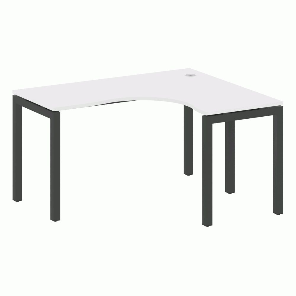 Стол криволинейный правый на П-образном м/к