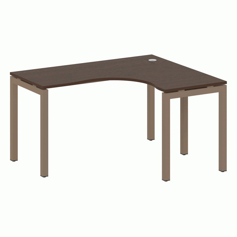 Стол криволинейный правый на П-образном м/к