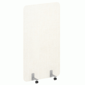 Перегородка на металлических опорах, на роликах