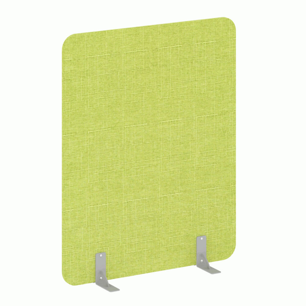 Перегородки на металлических опорах на фетровых подпятниках