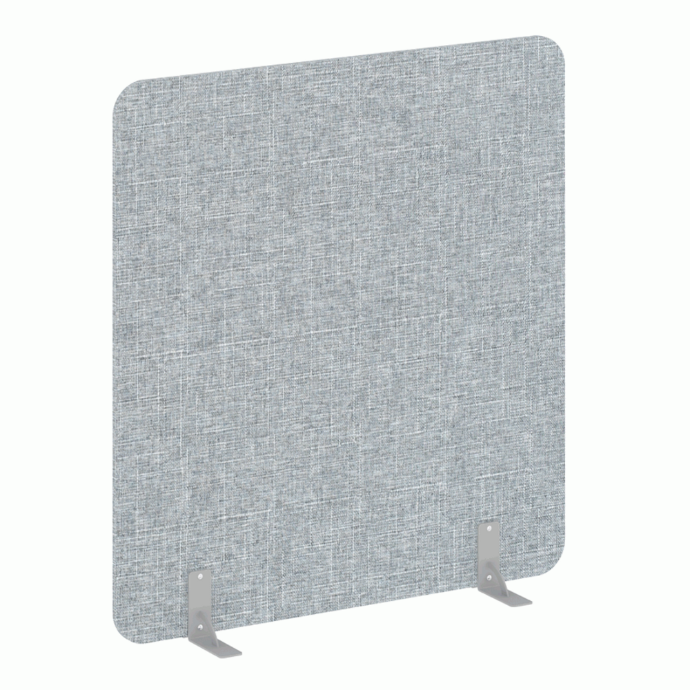 Перегородки на металлических опорах на фетровых подпятниках