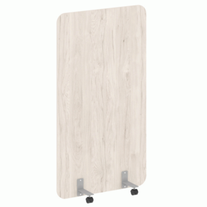 Перегородка на металлических опорах, на роликах