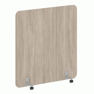 Перегородка на металлических опорах, на роликах