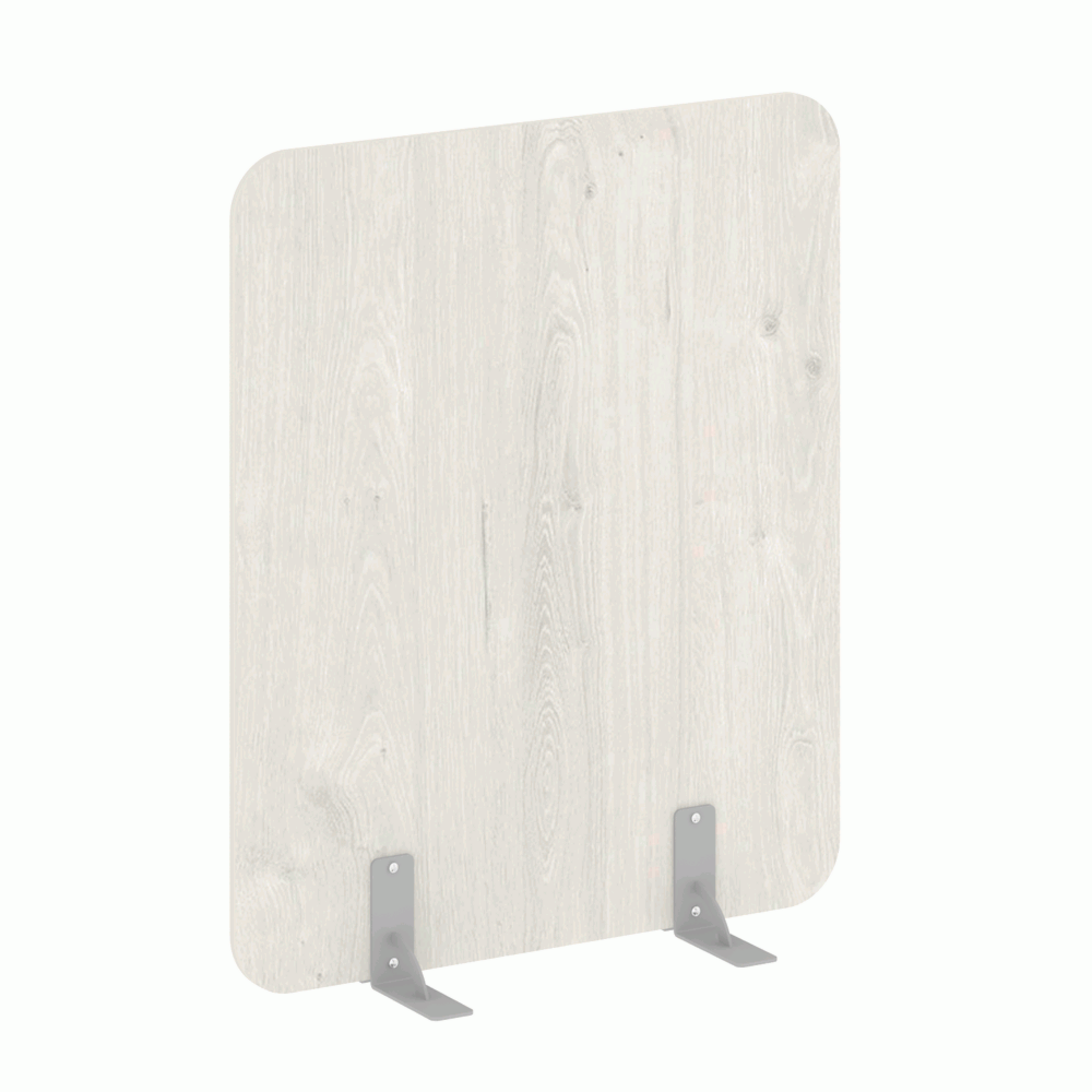 Перегородки на металлических опорах на фетровых подпятниках