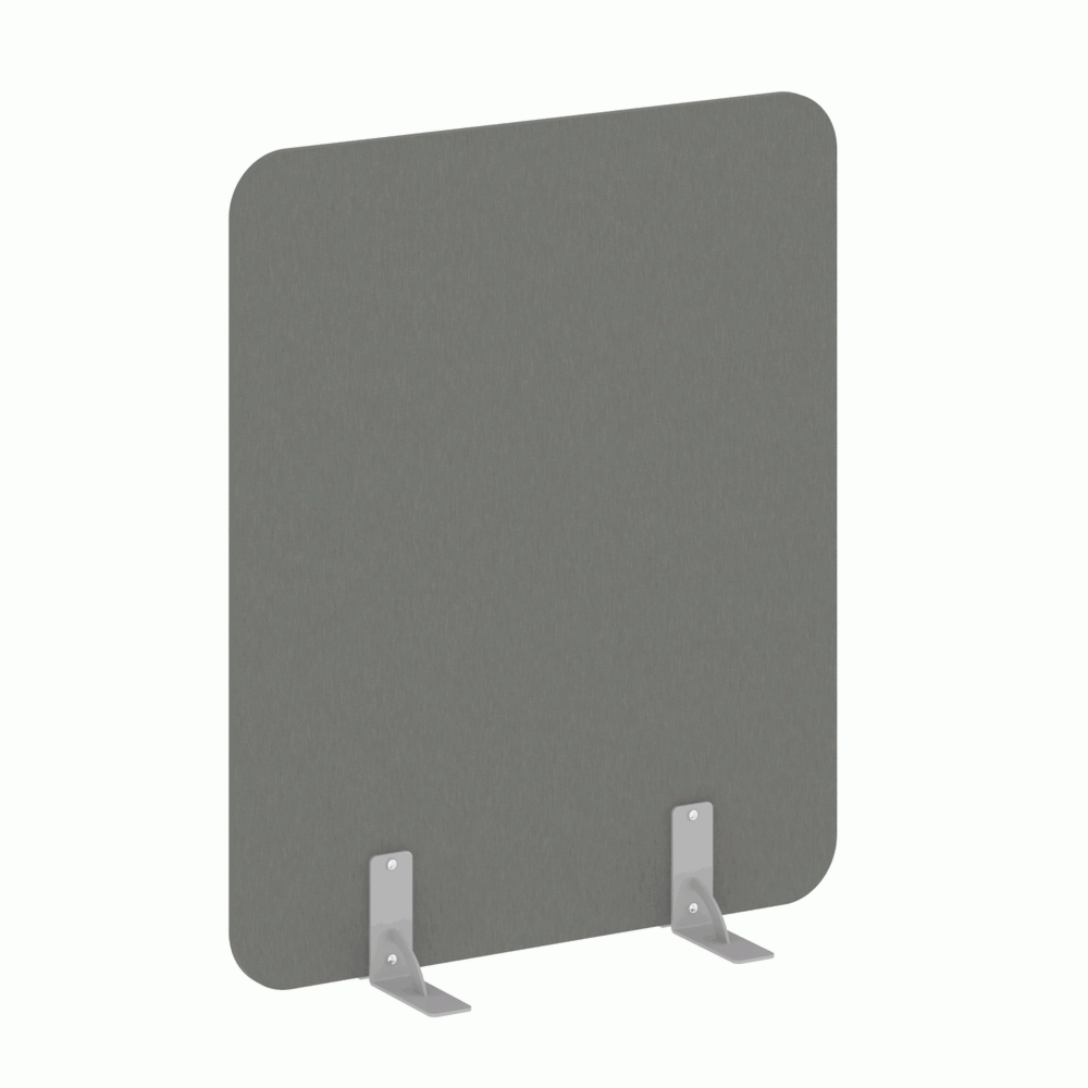 Перегородки на металлических опорах на фетровых подпятниках