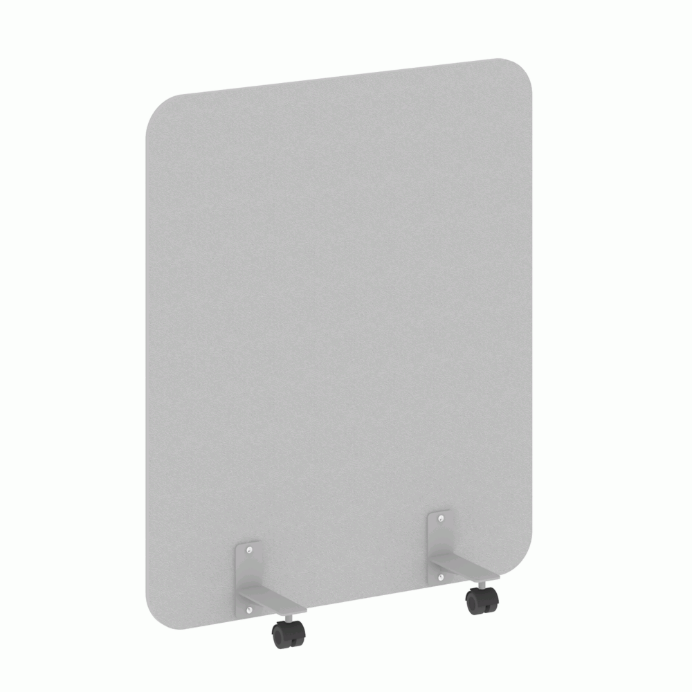 Перегородки на металлических опорах на фетровых подпятниках