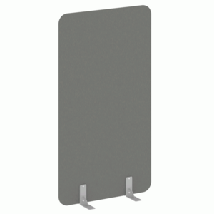 Перегородки на металлических опорах на фетровых подпятниках