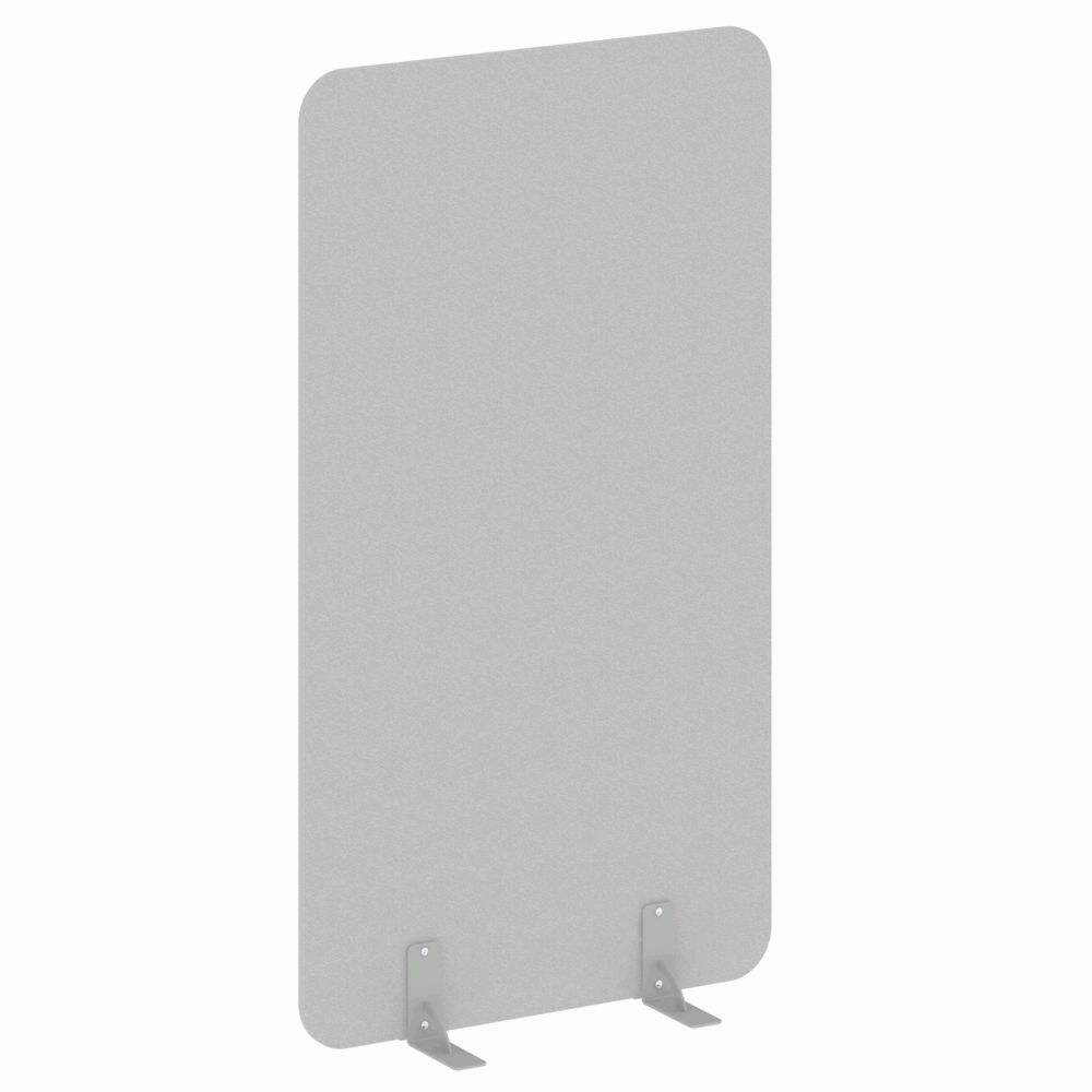 Перегородки на металлических опорах на фетровых подпятниках