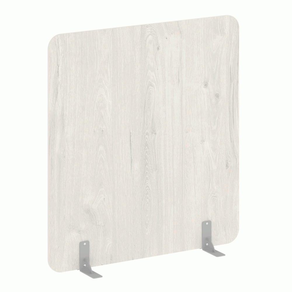 Перегородки на металлических опорах на фетровых подпятниках