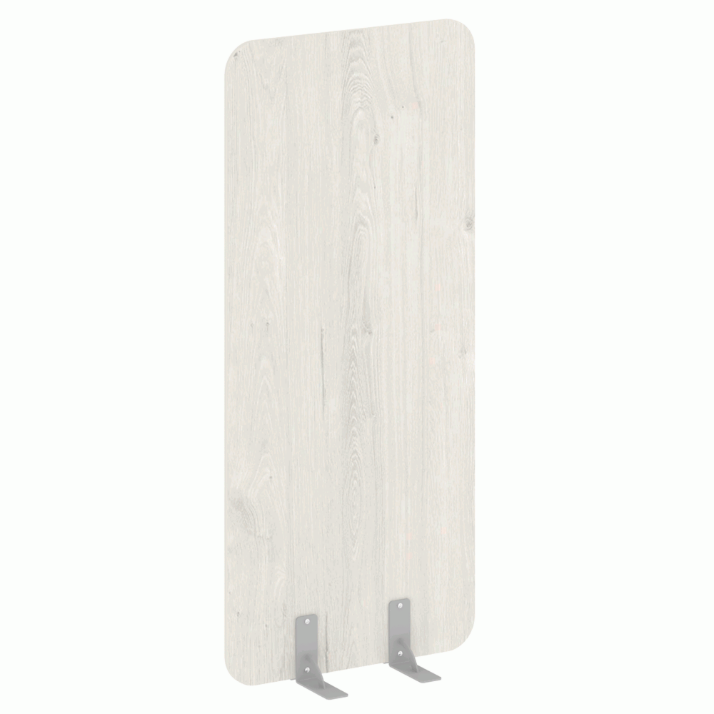 Перегородки на металлических опорах на фетровых подпятниках