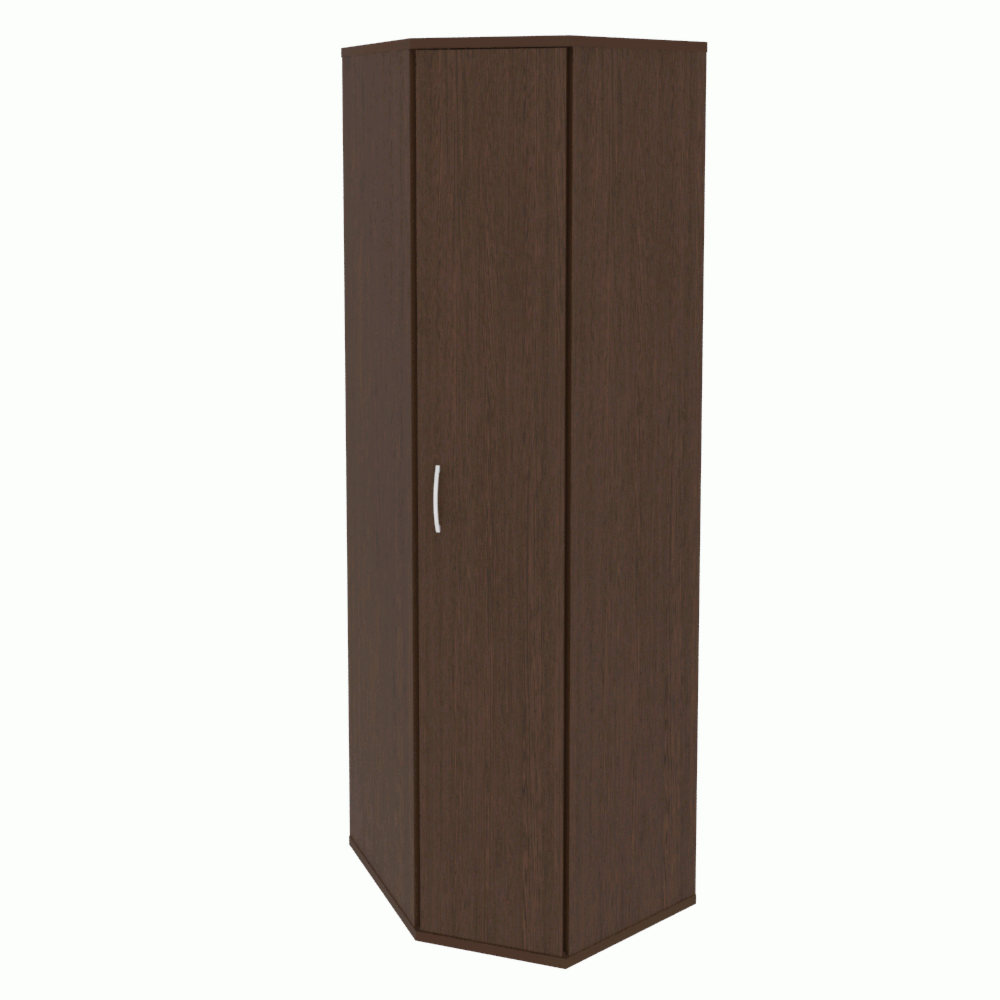 Угловой гардероб с дверью