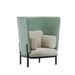 Диван одноместный с высокой спинкой